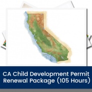 CA Child Development Permit Renewal Package (105 Hours)