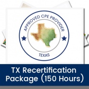 TX Recertification Package (150 Hours)