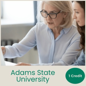 Peer Coaching and Evaluation (1 semester credit - Adams State University)