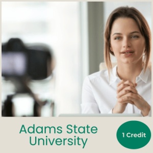 Teaching Online for the Classroom Teacher (1 semester credit - Adams State University)