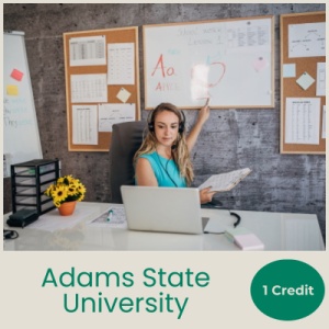Hybrid Classroom Planning (1 semester credit - Adams State University)
